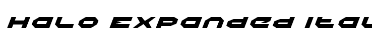 Halo Expanded Italic