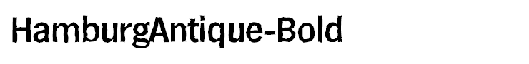 HamburgAntique-Bold