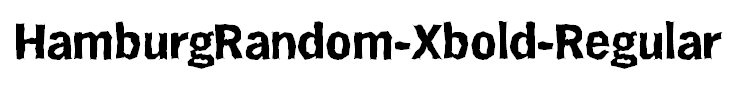 HamburgRandom-Xbold-Regular