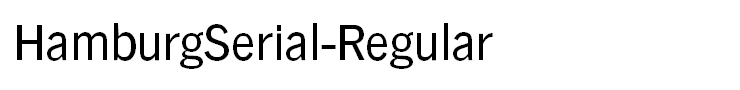 HamburgSerial-Regular