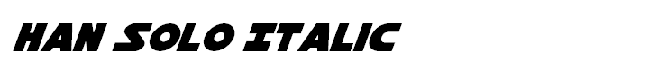 Han Solo Italic