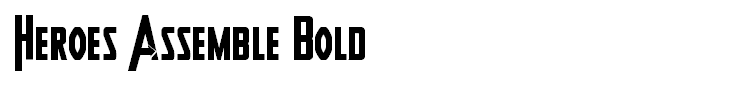Heroes Assemble Bold