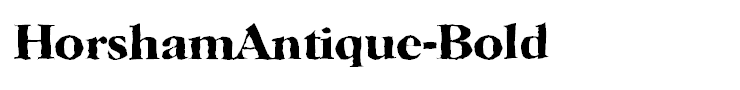 HorshamAntique-Bold