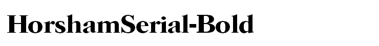 HorshamSerial-Bold