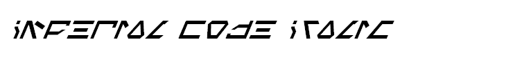 Imperial Code Italic