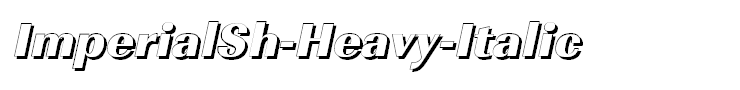 ImperialSh-Heavy-Italic