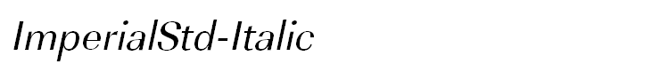 ImperialStd-Italic