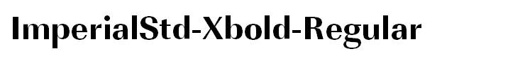 ImperialStd-Xbold-Regular