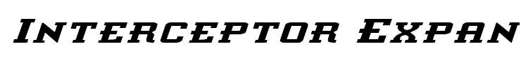 Interceptor Expanded Italic