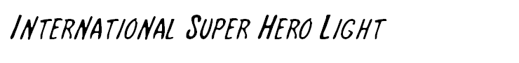 International Super Hero Light