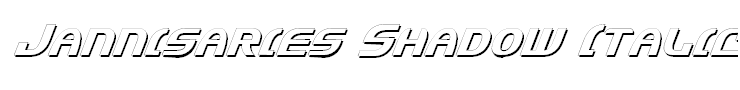 Jannisaries Shadow Italic