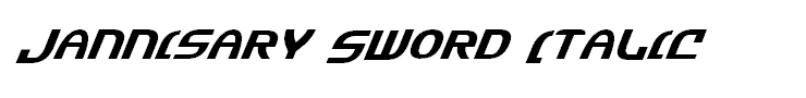 Jannisary Sword Italic