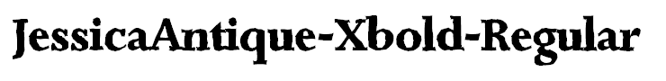 JessicaAntique-Xbold-Regular