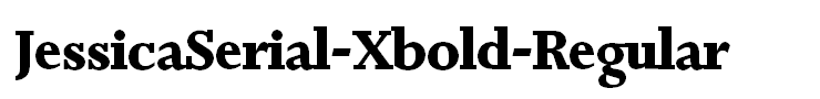 JessicaSerial-Xbold-Regular