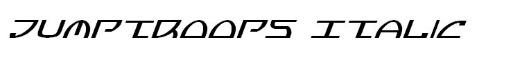 Jumptroops Italic