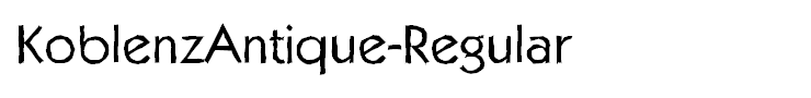 KoblenzAntique-Regular