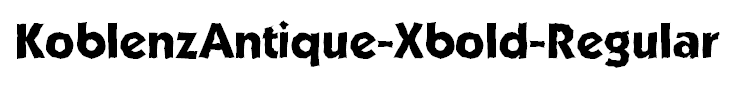 KoblenzAntique-Xbold-Regular