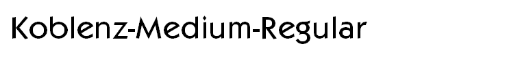 Koblenz-Medium-Regular