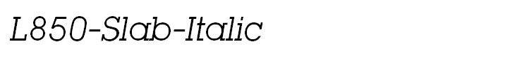 L850-Slab-Italic