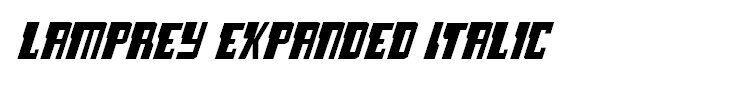 Lamprey Expanded Italic