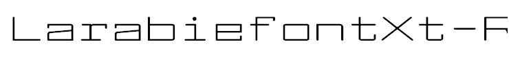 LarabiefontXt-Regular
