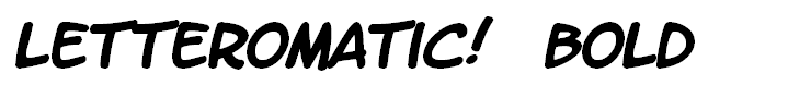 LetterOMatic!  Bold