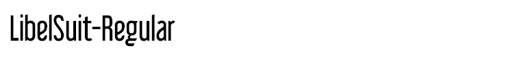 LibelSuit-Regular
