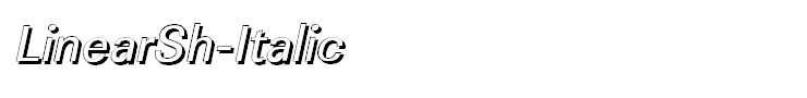 LinearSh-Italic