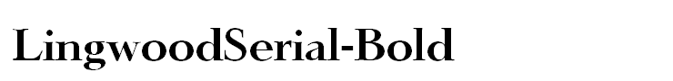 LingwoodSerial-Bold