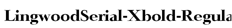 LingwoodSerial-Xbold-Regular