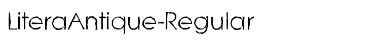 LiteraAntique-Regular