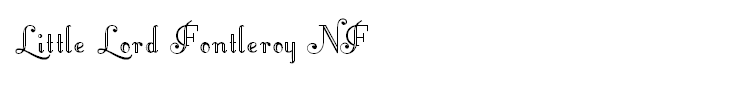 Little Lord Fontleroy NF