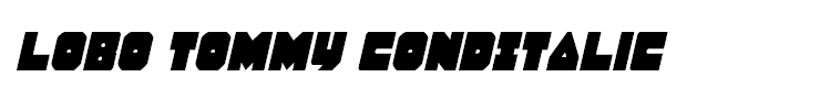 Lobo Tommy CondItalic