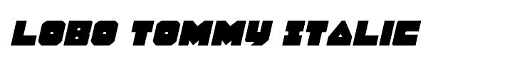 Lobo Tommy Italic