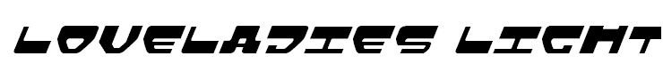Loveladies Light Italic
