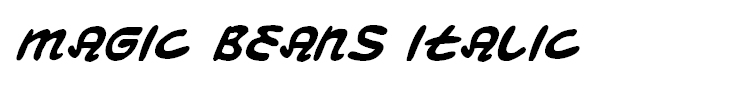 Magic Beans Italic