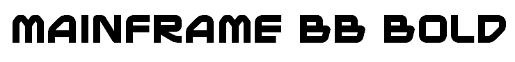 Mainframe BB Bold
