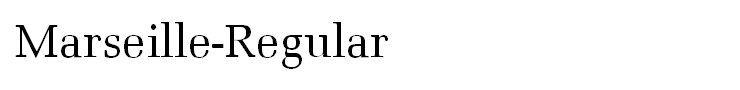 Marseille-Regular