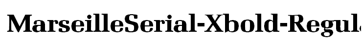 MarseilleSerial-Xbold-Regular