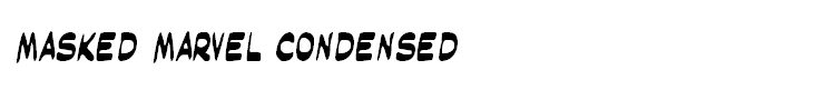 Masked Marvel Condensed