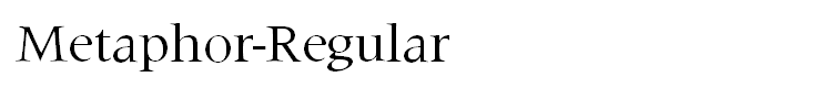 Metaphor-Regular