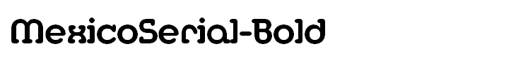 MexicoSerial-Bold