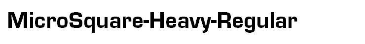 MicroSquare-Heavy-Regular