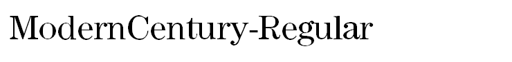 ModernCentury-Regular