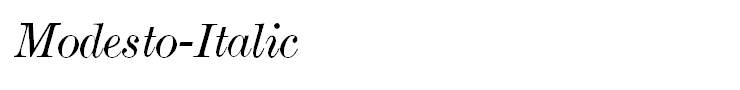 Modesto-Italic