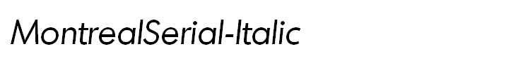 MontrealSerial-Italic