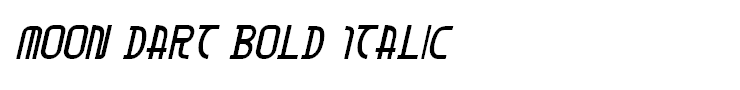 Moon Dart Bold Italic