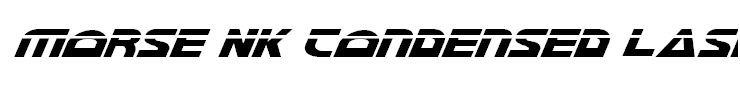Morse NK Condensed Laser Italic