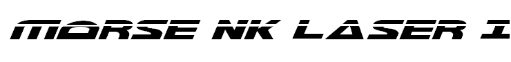 Morse NK Laser Italic