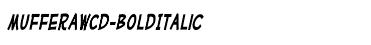 MufferawCd-BoldItalic